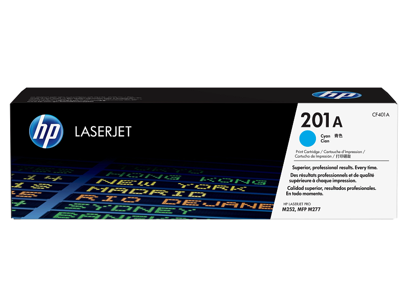 HP 201A Cyan Original LaserJet Toner Cartridge (CF401A)